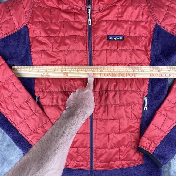 Patagonia Nano Puff Hybrid Polartec Primaloft Jacket Red Men’s Size S - Picture 6 of 7